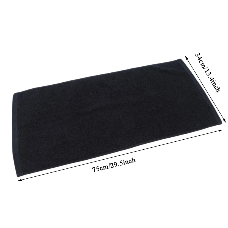 Slippers Non Fading Black Washcloth Pure Cotton Comfortable Gift Thickened Bath Towels Square Face Towels Bathroom Family Hotel 6