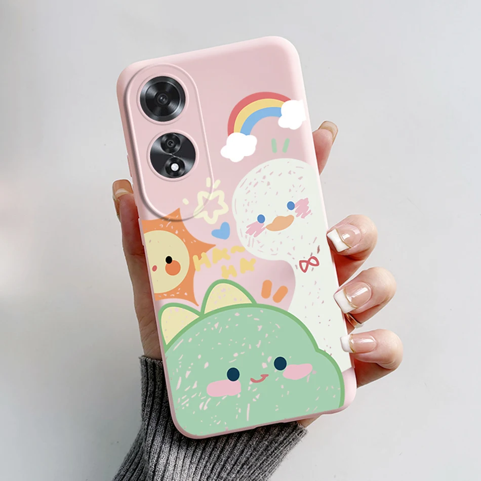 Cute Bear and Frog Cartoon Painted Shockproof Soft Silicone Back Cover Case