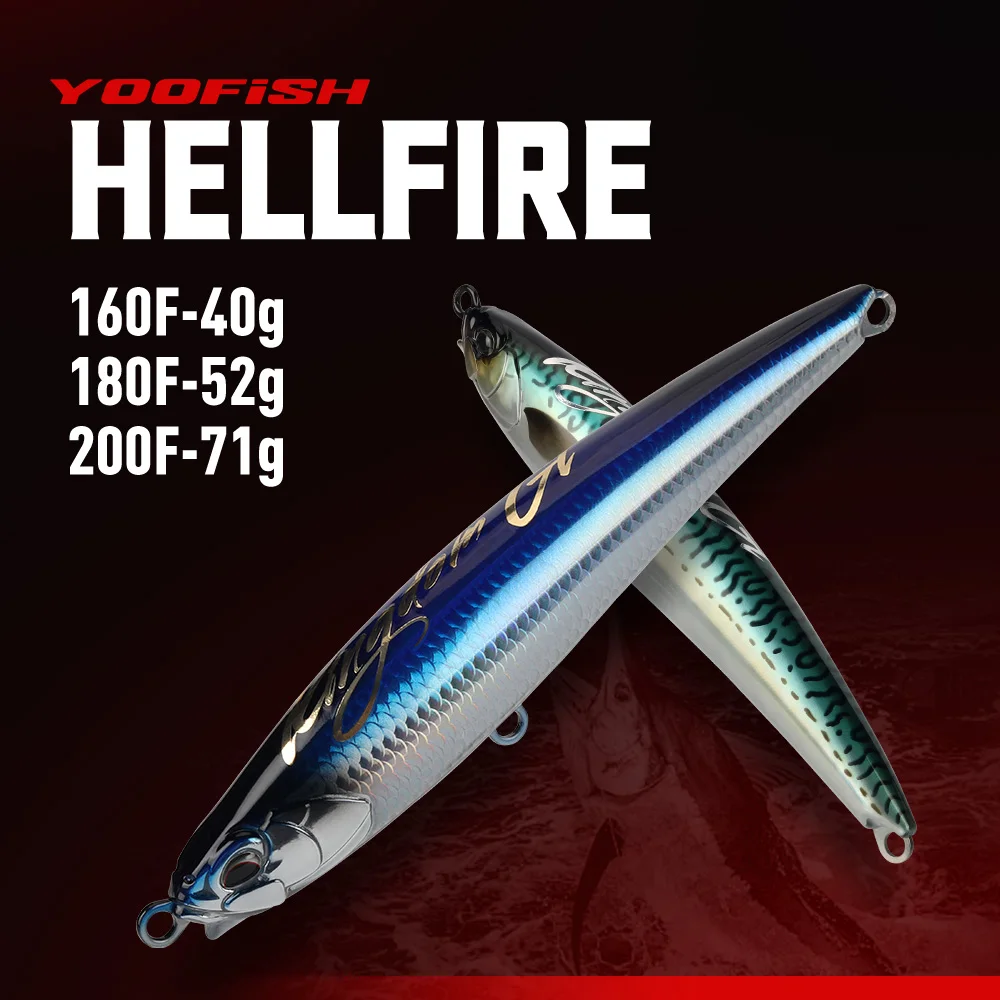 YOOFISH GT Schwimmender Bleistift Meeresangelköder 160 mm 180 mm 200 mm 40 g 52 g 71 g Z Action Künstlicher harter Köder Wobbler Salzwasserköder