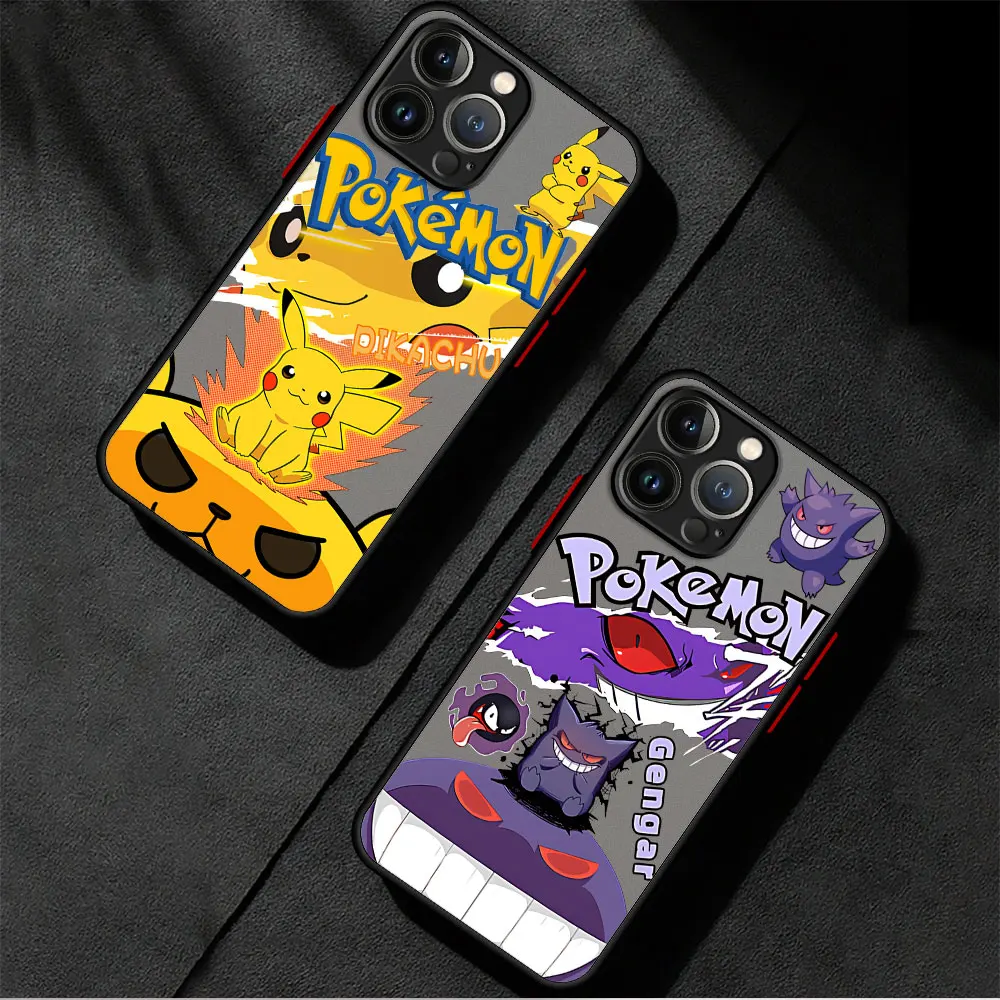 Custodia Pokemon Gengar Per Iphone 11 Pro 15 Pro Max Xs Max Xr X 7 8 Plus 13 12 Mini 14 Plus 13Promax Cover Opaca Con Stampa Morbida