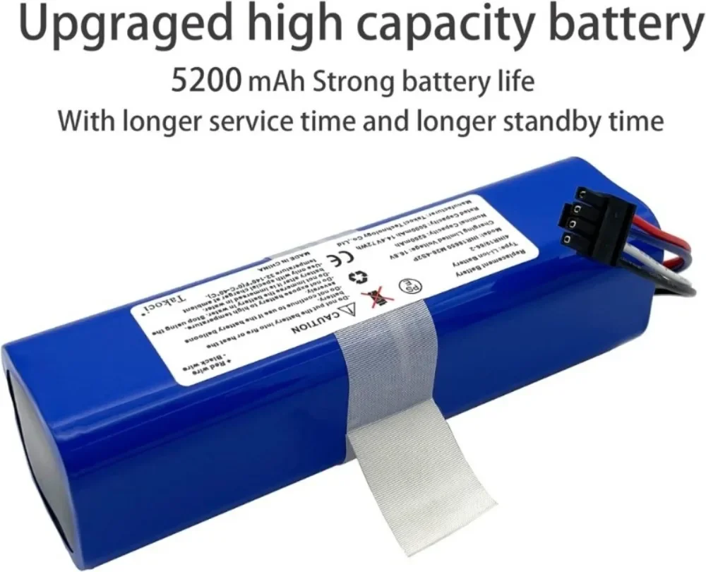 Bateria de Substituição para Eufy Robovac L70 Série Híbrida Robot Vacuum Lithium-ion Varrendo Robot 14.4v 12800mah 18650 - Image 5