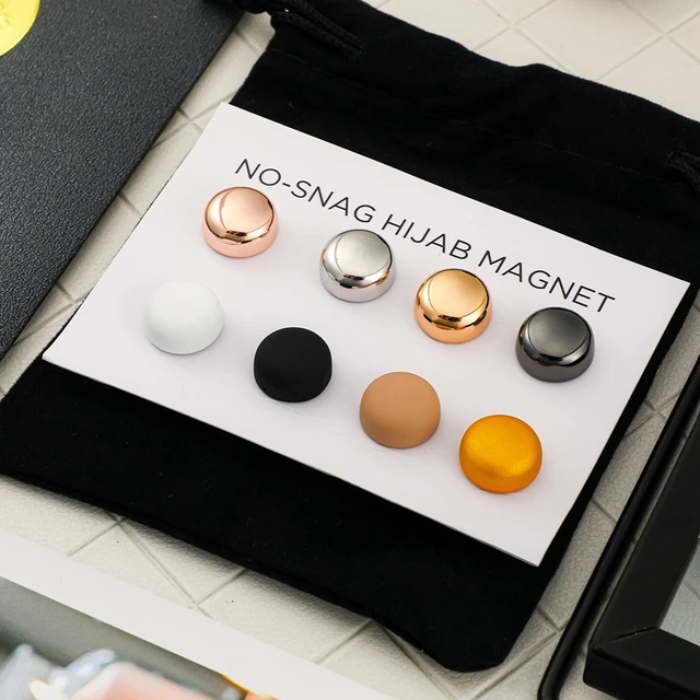 Hot Sale 8 Pcs Hijab Magnetic Pins,strength Magnetic Hijab Pins Buttons For  Women Multi-use Colorful Scarf Small Magnetic Hijab - Buttons - AliExpress