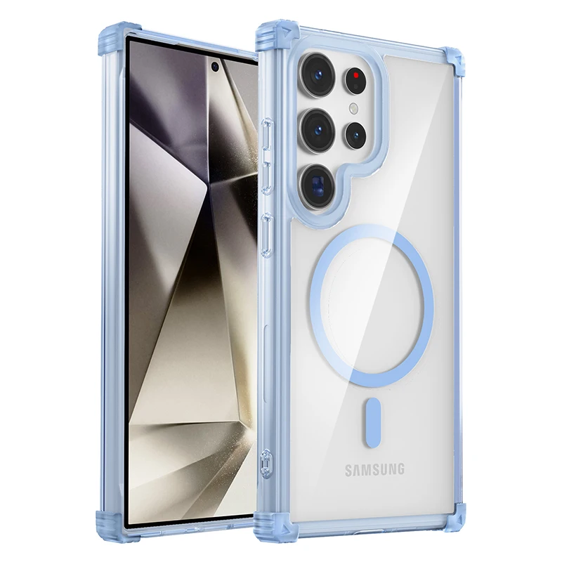 Ultra Clear Magnetic Wireless Charging Slim Phone Case