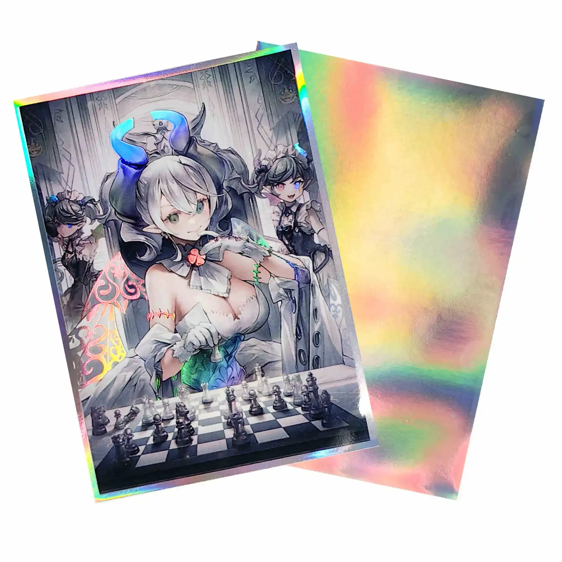 Diy 50Pcs/set 63X90Mm Yu-Gi-Oh! Card Sleeves Floowandereeze Evil