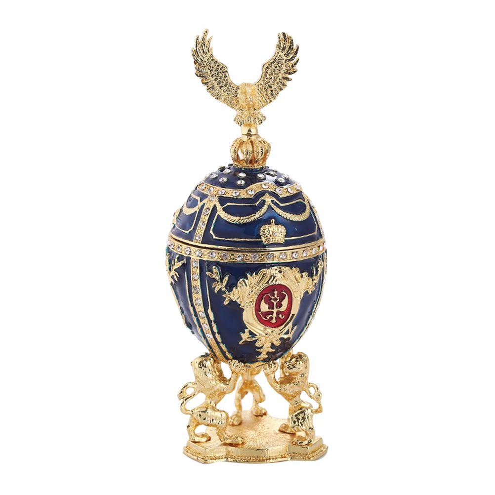 

Dining Room Table Decor Light House Decorations For Box Enameled Egg Trinket Faberge Easter Eggs Day Boxes Gift Storage Jewelry