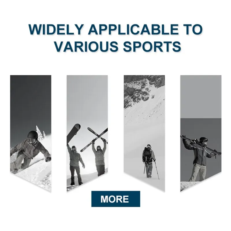 Men Black Ski Gloves Ultralight PU Waterproof Winter Warm Gloves Snowboard Male Cycling Motorcycle Riding Snow Windproof Gloves 6