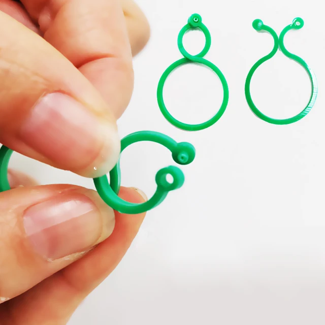 Kerti Szőlő Heveder Klipek Növényi Csomagolt Csatgyűrű -Tartó Paradicsom Növény Állvány Szerszám Dekoráció Acc Üzem - Image 4