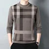 2024 Brand New Men's Sweater Round Neck Men Sweaters Knit Pullovers for Male Youth Slim Knitwear Man Sweater 48 Colors 1