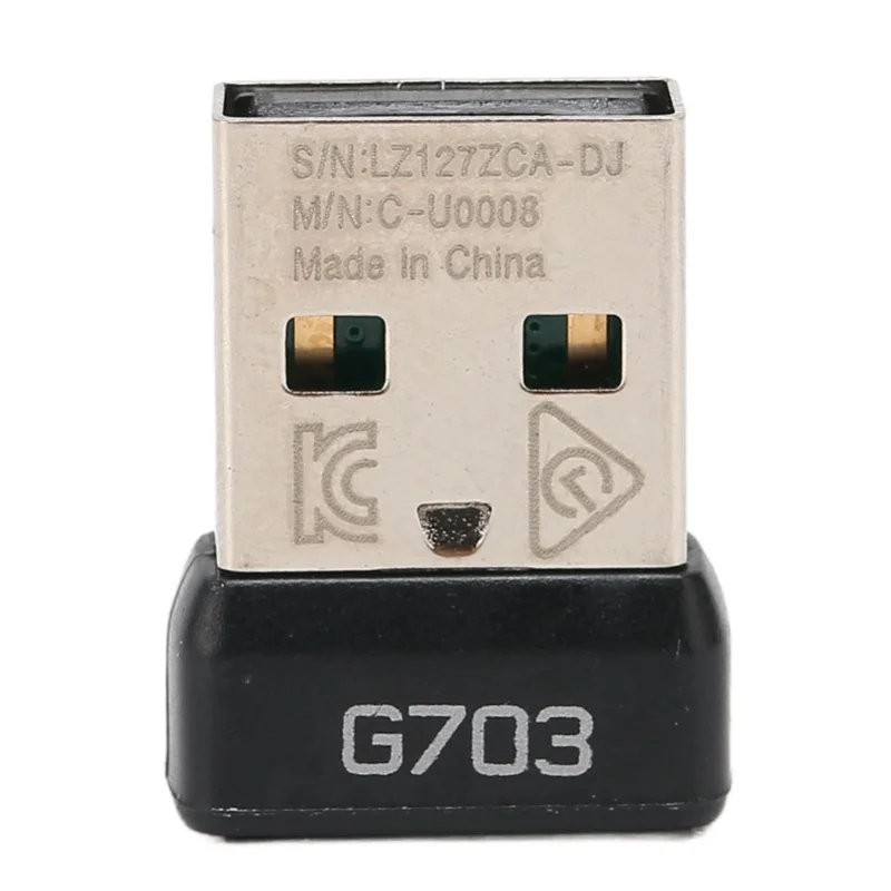 LIGHTSPEED 무선 마우스용 Logitech G703용 USB 마우스 수신기 무선 2.4G 기술 휴대용 마우스 어댑터