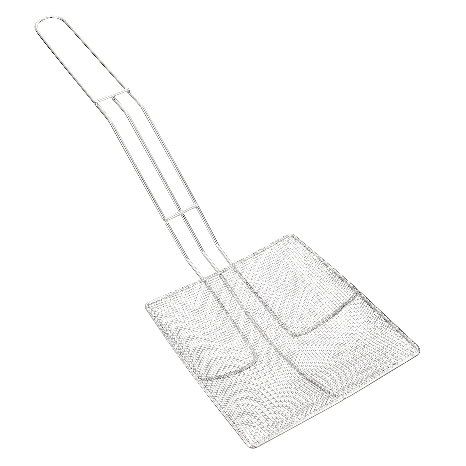 

Stainless Steel Oil Residue Dense Mesh Colander Filter Scoop Square Slag Rust-proof Spoon Household Strainer