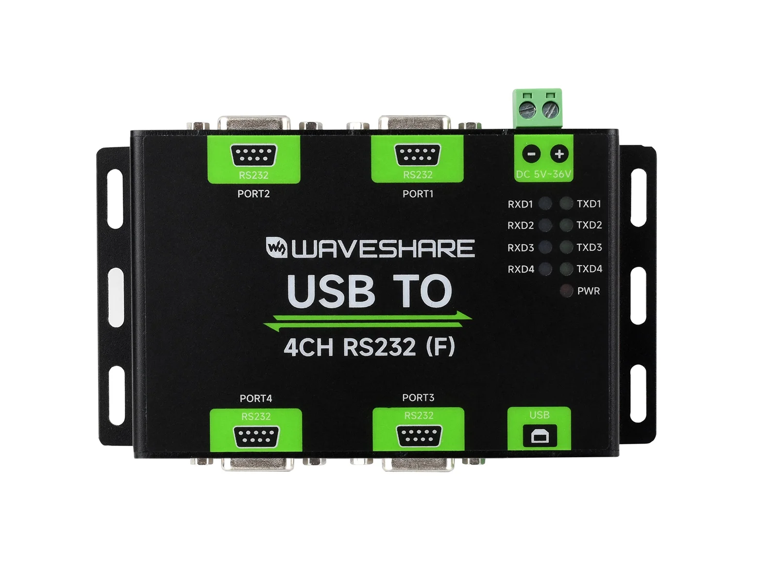 Waveshare-industrial Isolado Usb para 4-ch Rs232 Conversor Usb para Adaptador Serial Chip Ft4232hl Original Multi-os Compatível - Imagem 4