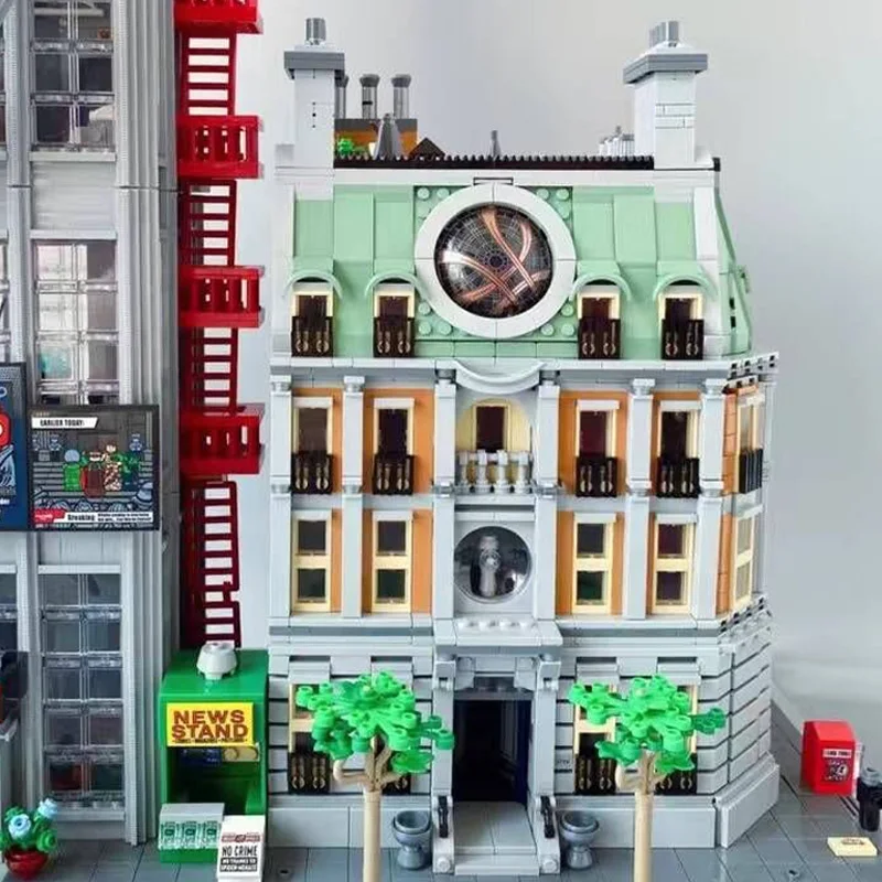 

Doctor Strange Sanctum Sanctorum Showdown Movie StreetView Building Block Bricks Kit MOC76218 Toys Kids Christmas Gift 2713parts