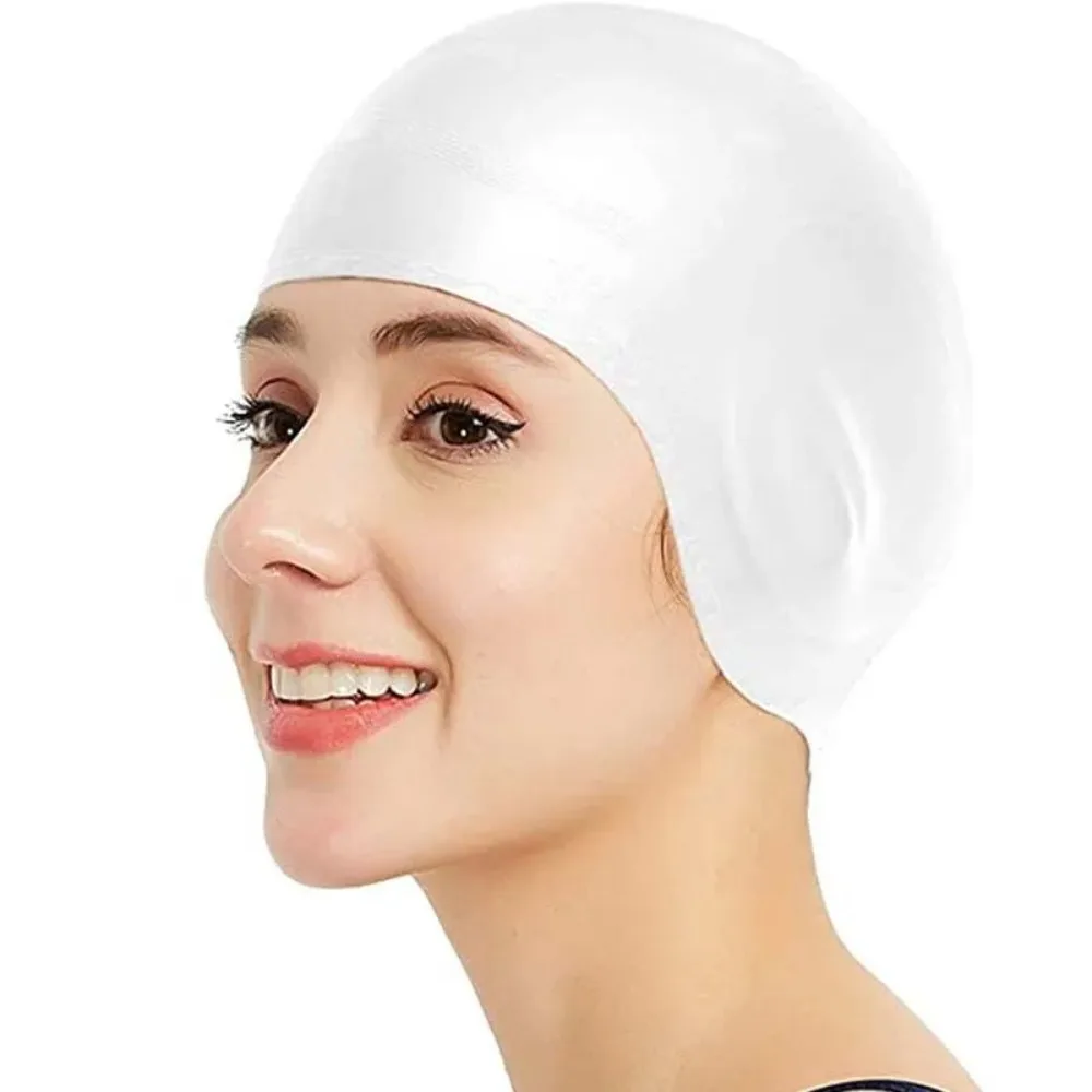Waterproof Silicone Swim Cap 2