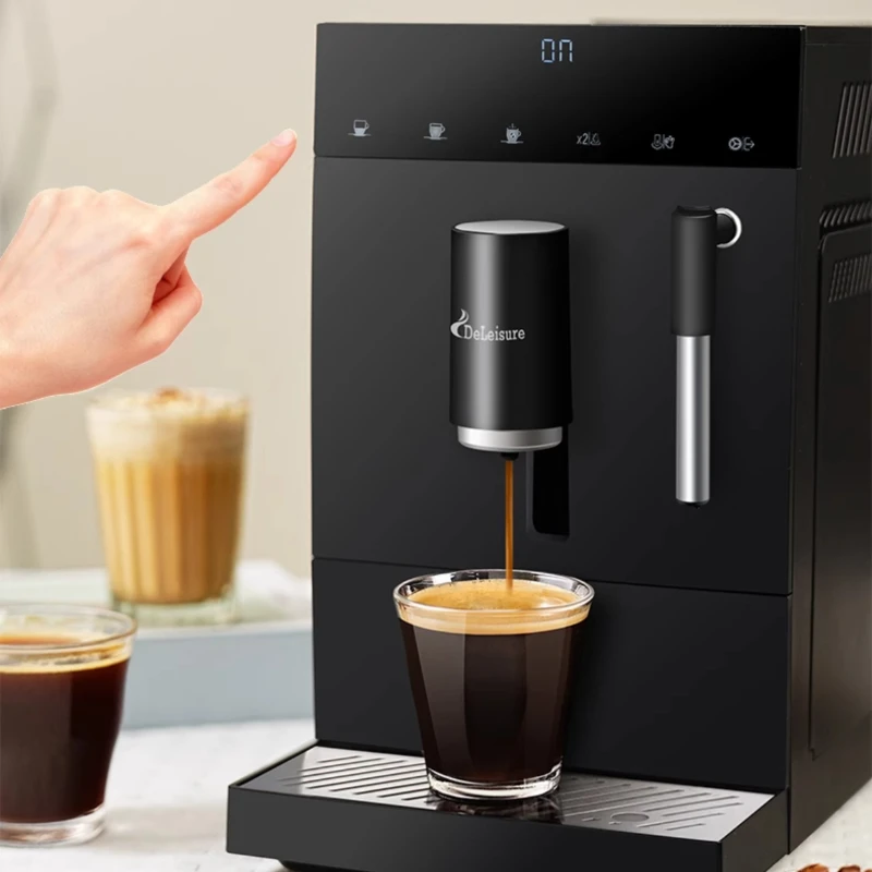 Household Small Auto Coffee Machine Milled Bean Smart Touch One-Click Italian American Style  Cafetera Expreso 5