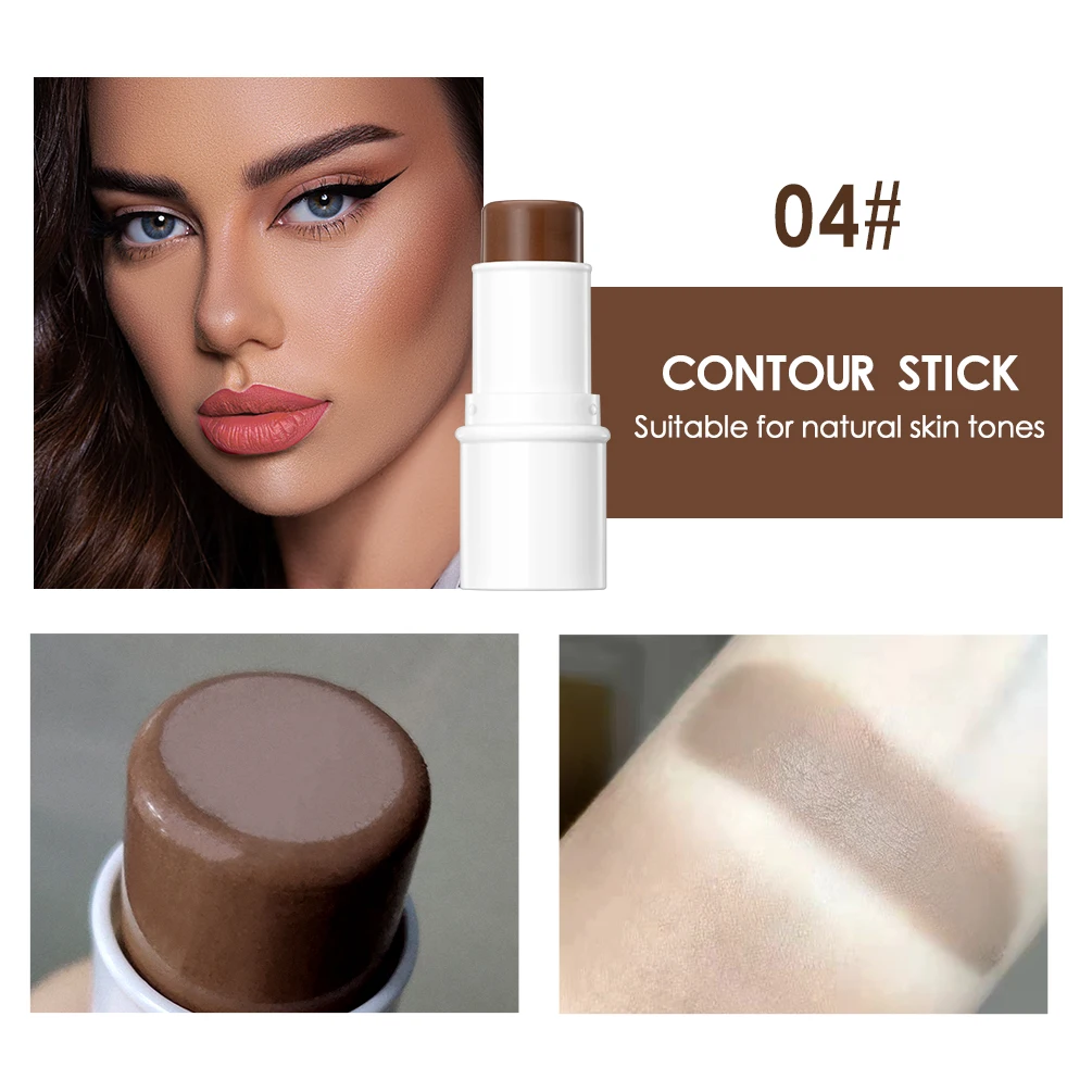 Face Bronzer Stick Cream Rouge Tint Contouring Makeup Cosmetic Highlighter 7.2g for Women