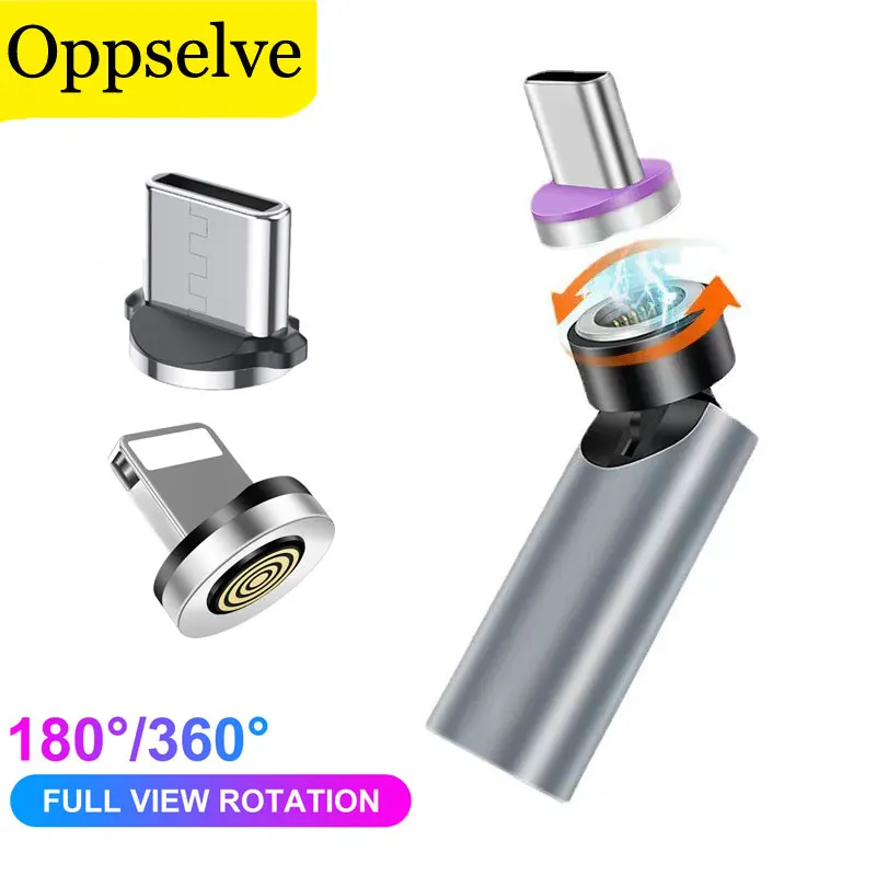 480 Мбит/с 540 градусов вращения Тип C зарядка данных Синхронизация Магнитный адаптер Micro USB телефонное зарядное устройство для iPhone 14 Xiaomi Huawei POCO 480 Мбит/с 540 градусов вращения Тип C зарядка данных Синхронизация Магнитный адаптер Micro USB телефонное зарядное устройство для iPhone 14 Xiaomi Huawei POCO