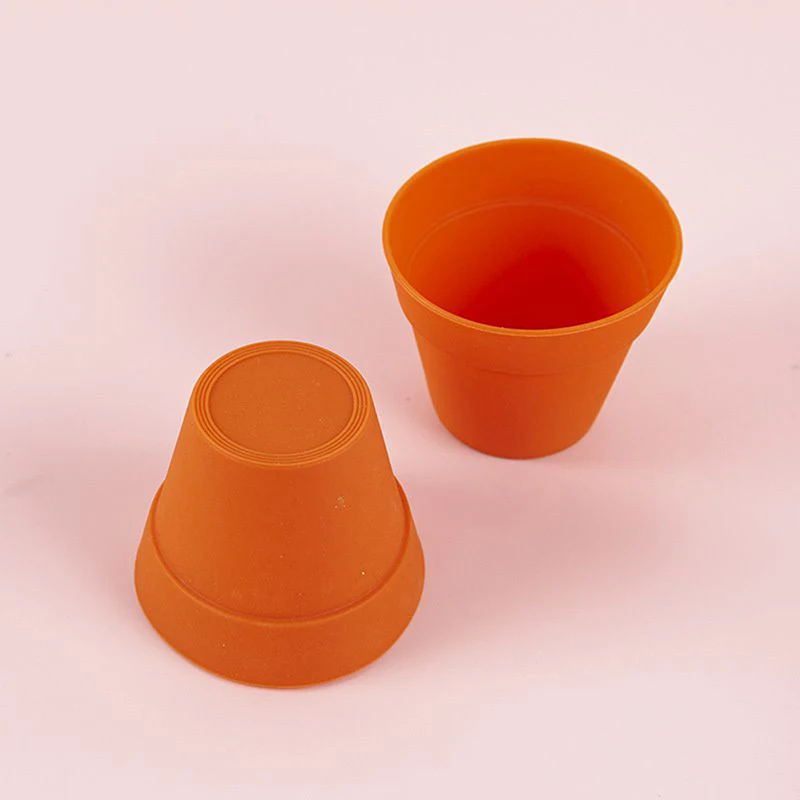 1PC Flower Pot Silicone Cake Mold Creative Muffin Cupcake Mousse Baking Cup Kitchen Baking Tools Cake Decorating Tool