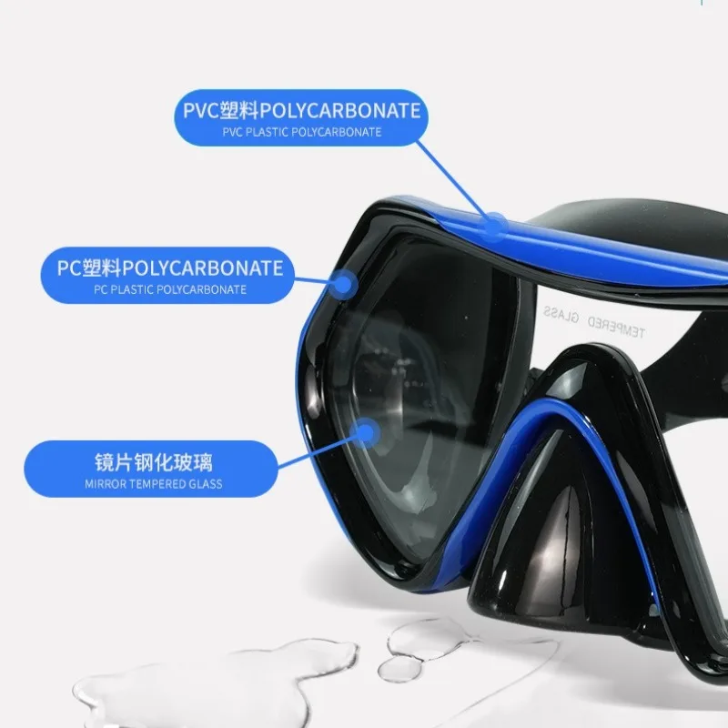 Outdoor Sports Diving Masks Snorkel Adjustment Flipper Frog Shoes Three-piece Set Snorkeling Set Diving Goggles