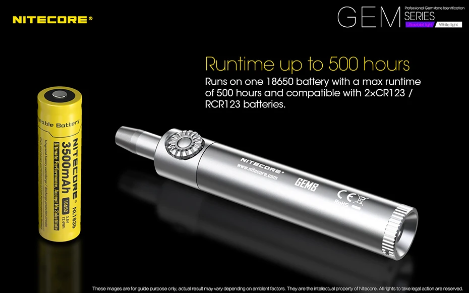 NITECORE GEM8 LEDライト NITECORE（ナイトコア）GEM8 宝石鑑定用フラッシュライト 昼白色