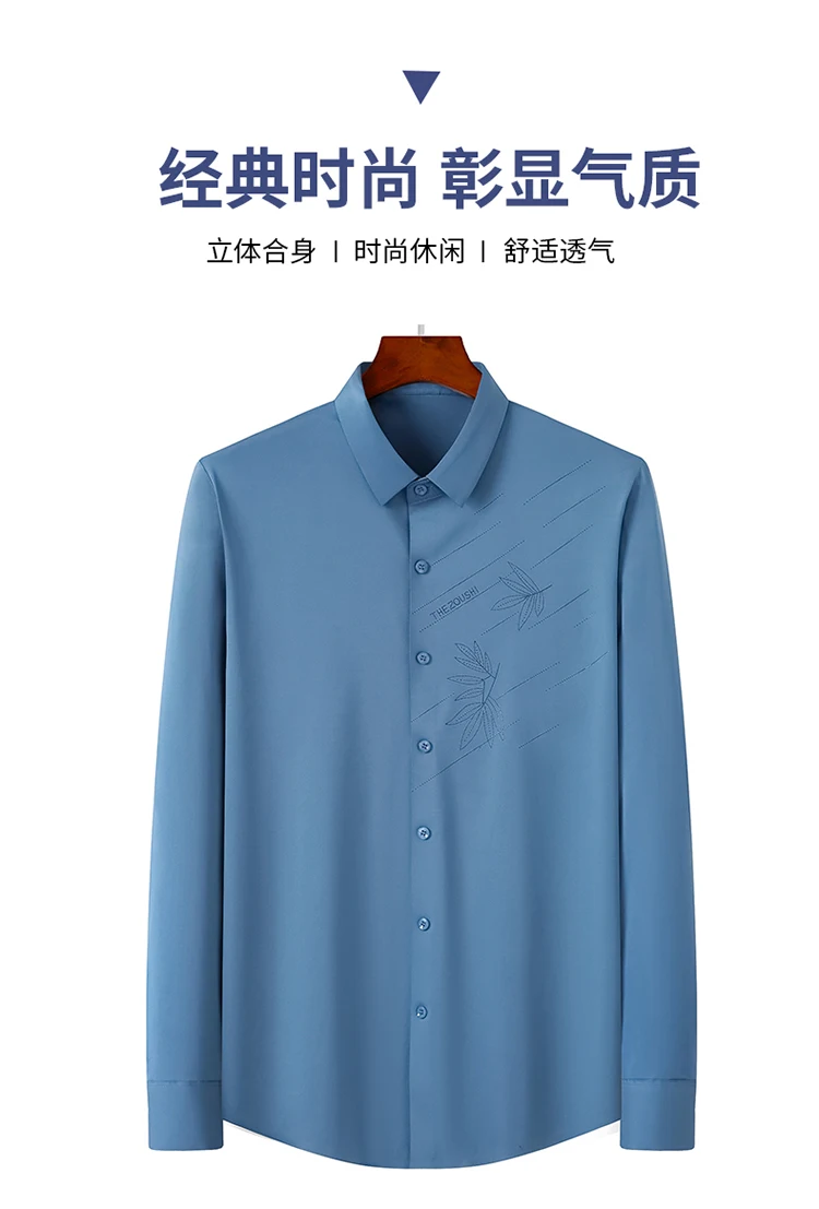 DYXUE Brand Logo Top Male Shirt Lapel Tshirts for Men Tops Luxury Men's Clothing Designer Long Sleeve 2022 New Printing short sleeve dress shirts