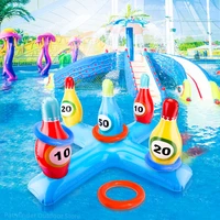 Outdoor Inflatable Foldable Floating Row Swimming Pool Water Accessories Inflatable Ring Throwing Game Water Games Equipment 2
