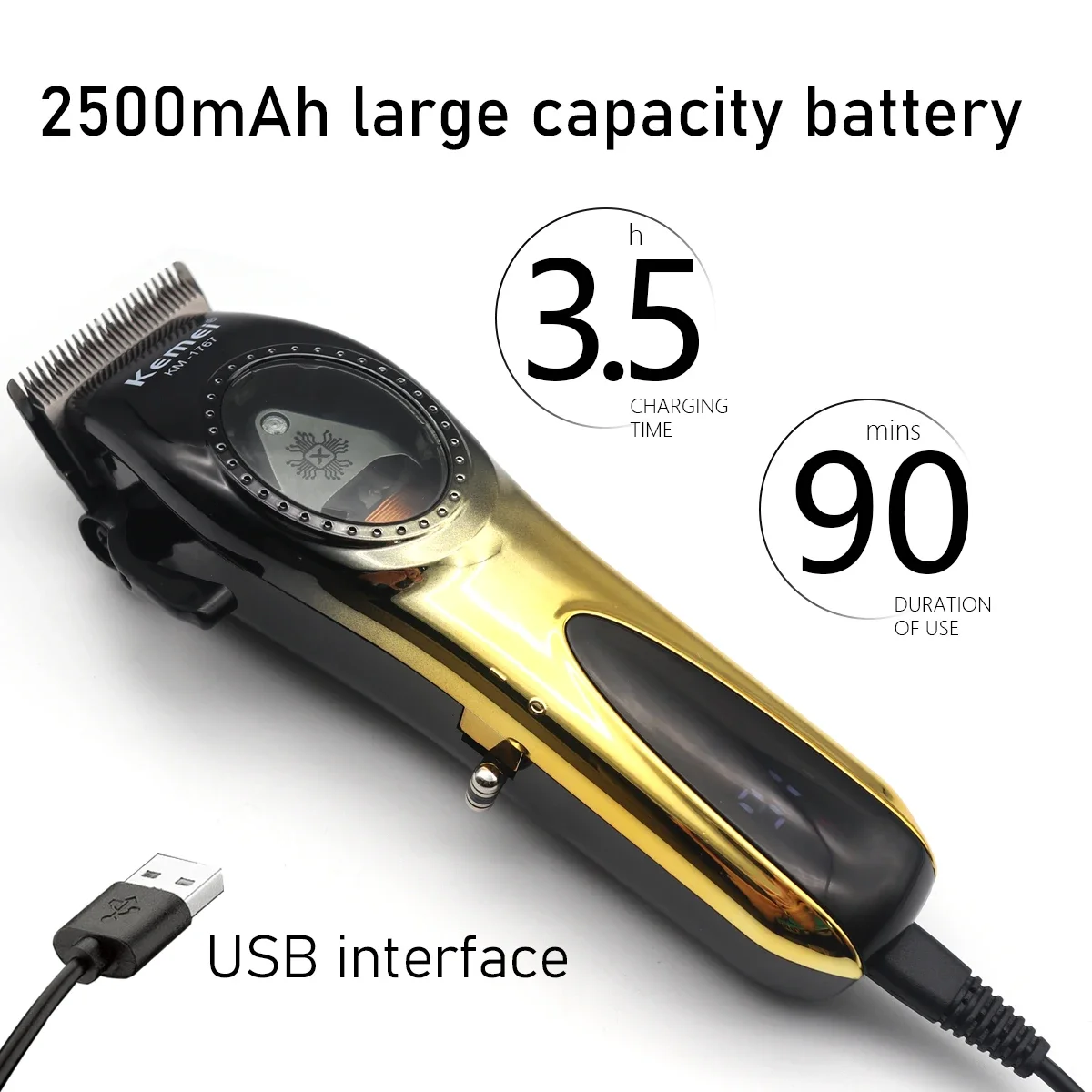 KEMEI プロ仕様 バリカン 9000rpm DLCブレード KEMEI プロ仕様 バリカン 9000rpm DLCブレード - メルカリ