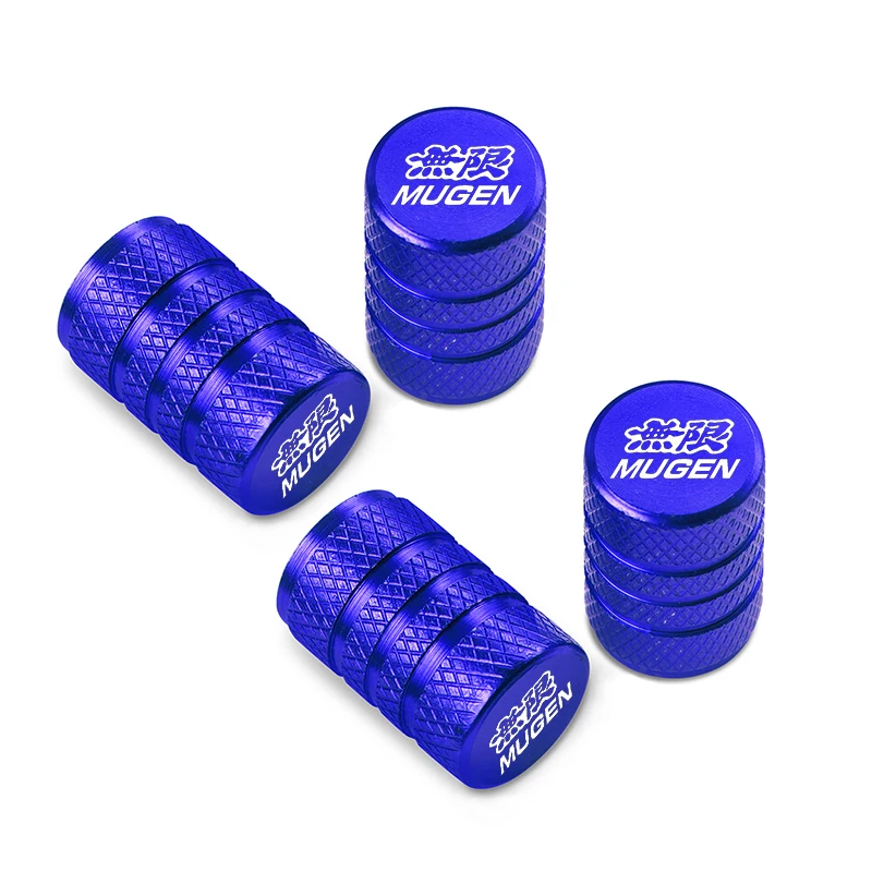 Wheel Tire Valve Caps Car Wheel Tire Valve Caps Tyre Stem Covers Airdust Waterproof For Honda Mugen CB400 CB650F CBF CBR250RR CRF SH300 NC750