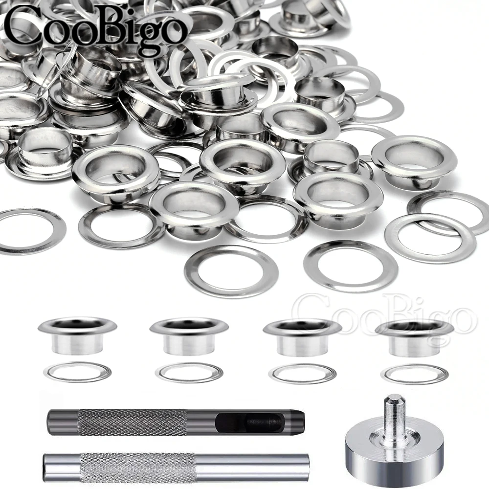 Eyelet Punch Tool Set 100set For Belt Buckle Clothing Decoration