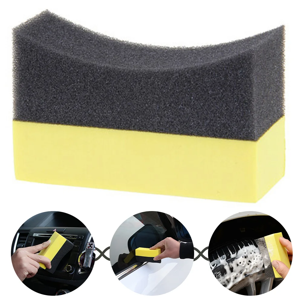 

Car Wash Sponge Block Vehicle Sponge Gaps Cleaning Brush Block