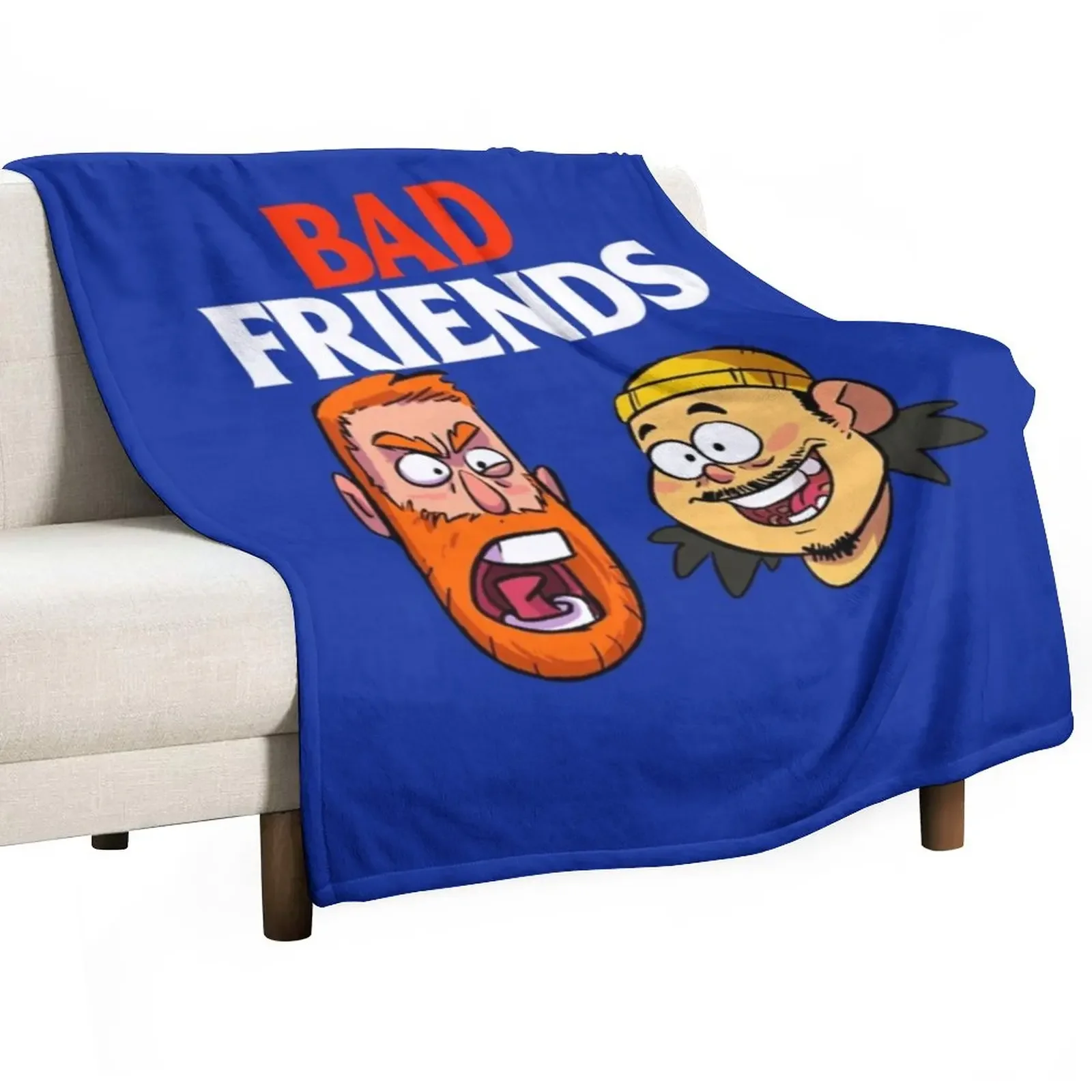 

Bad Friends Podcast Merch T-ShirtBad Friends Podcast T-Shirt_by SneakerartShop_ Throw Blanket Kid'S Blankets