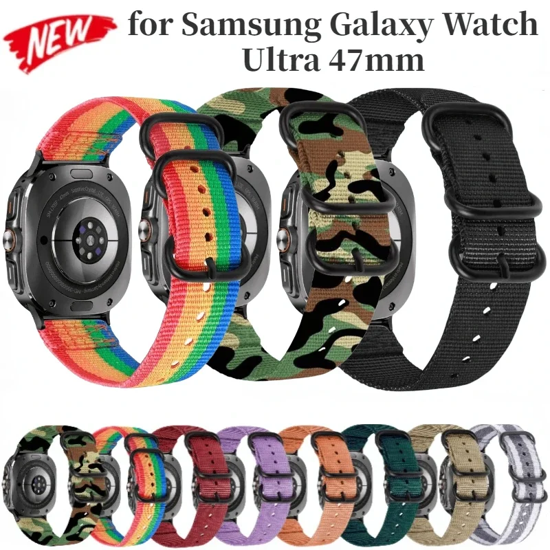 Premium Nylon Sport Wristband for Smartwatches - Comfortable and Durable Strap