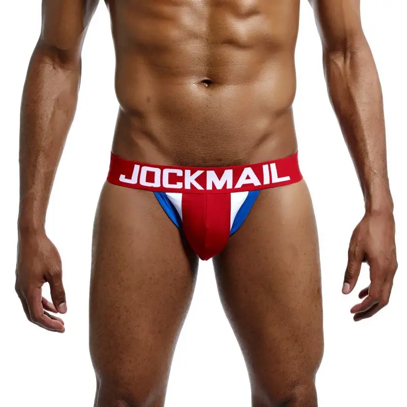 Cotton Men's Underwear Low Waist Strap Briefs Gay Jocks Penis Jockstrap Sexy Boy Bikini Sissy G-string Thongs Male Panties