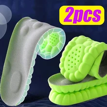  5d Memory Foam Insoles for Shoes Men Women Deodorant Absorb-sweat Massage Sport Insole Feet Orthopedic Shoe Sole Running 