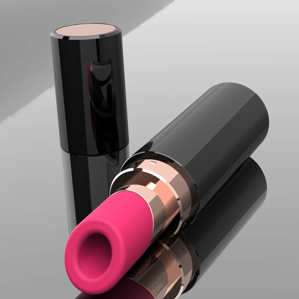 Läppstift klitorisvibrator mini bullet sugvibrator för kvinnor_voghion.com