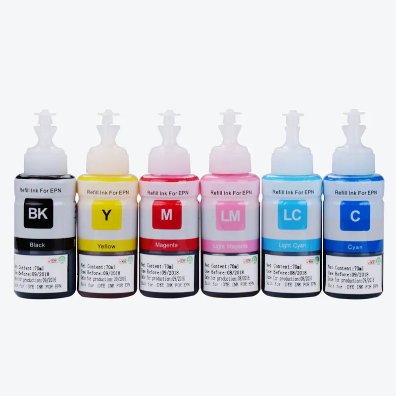 Recarga Tinta de Tinta para Impressora Epson 664 T673 L800 L805 L810 L850 L565 L1800 L3150 3100 T6731 T6732 T6733 T6734 6735 T6736 - Imagem 3