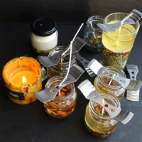 10/20pcs Kitchen Accessories Metal Candle Wicks Holder Centering Device Candle Making Kit Melt Core Auxiliary Tool Supplies Wax 6
