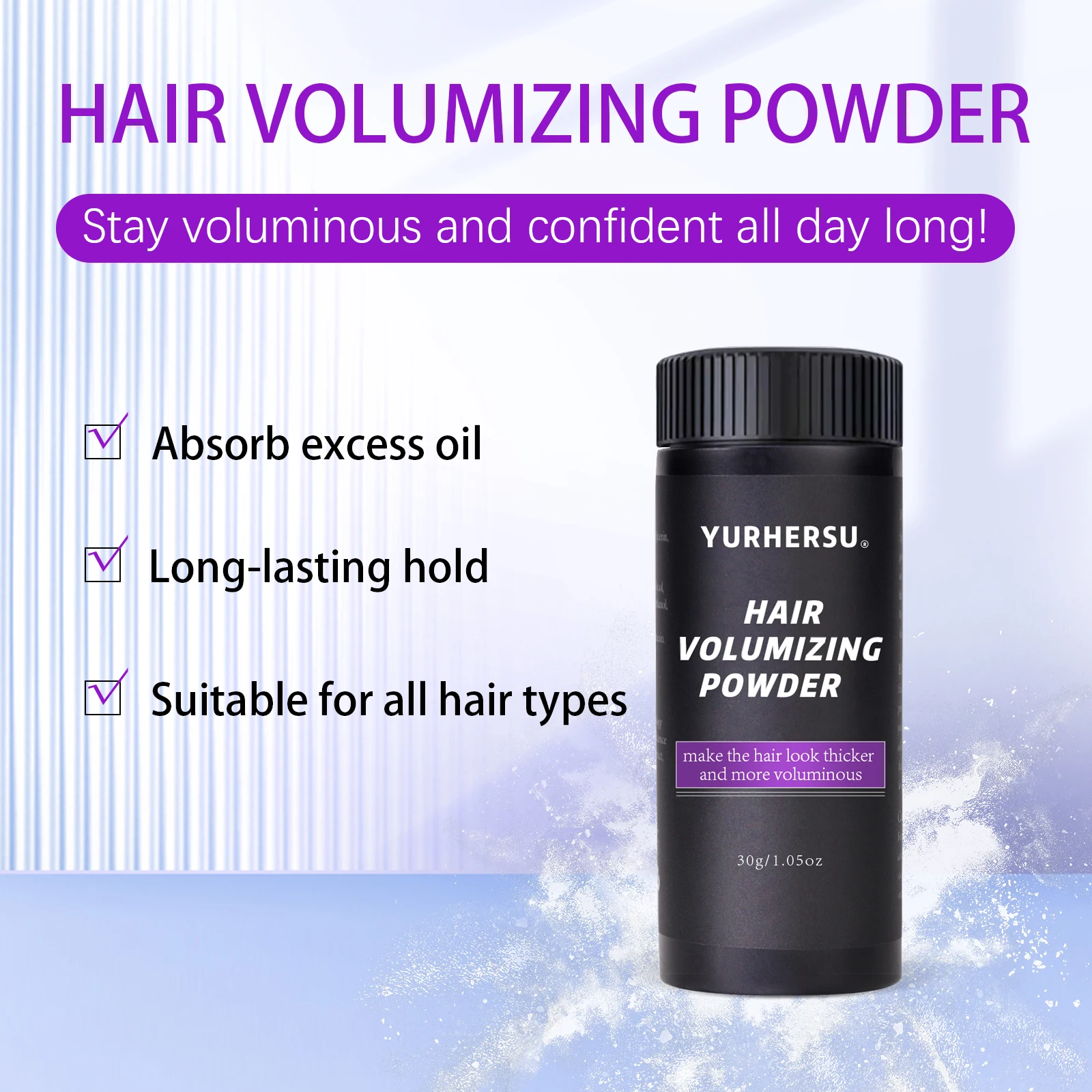 Magic Hair Volumizing Powder Instant Body & Texture for Fine Oily Hair, Invisible Dry Shampoo Alternative, Long Lasting view 3