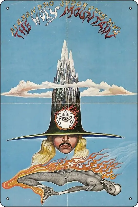 

The Holy Mountain Alejandro Jodorowsky Poster Metal Tin Sign Fun Home Art Wall Decor 8x12 Inch