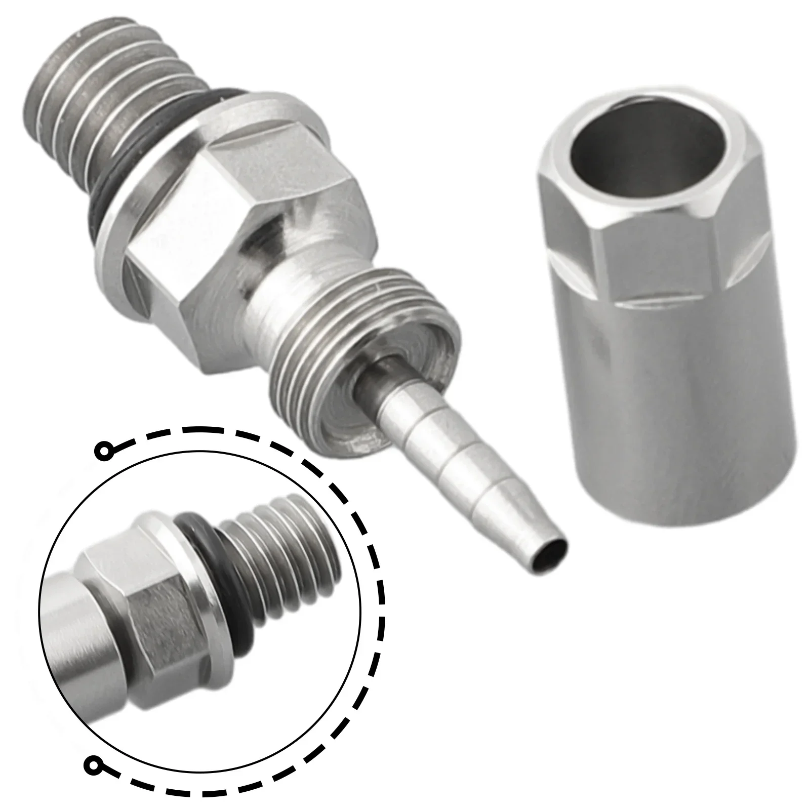 Bicycle Brake Olives 1Set Brake Hose Olive Connector Hydraulic Hose Adapter For AVID-Formula bicycle brake olives