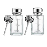 Push Down Pump Dispenser Clear Pump Dispenser Bottle Alcohol Dispenser Push Down Acetone Dispenser 1