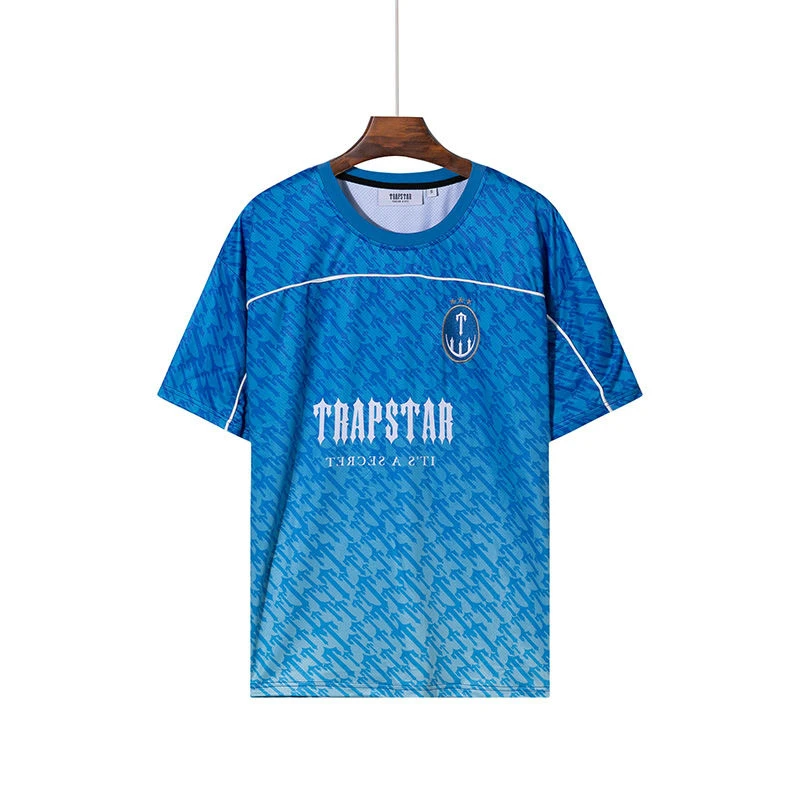 22ss New Summer Men Trapstar Monogram Football Jersey High Quality