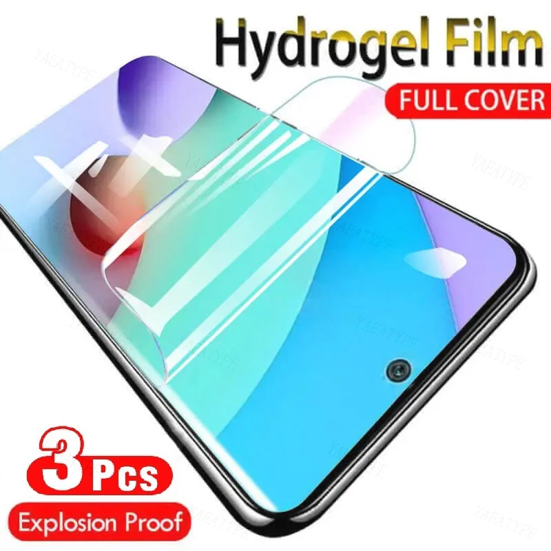 3 Pezzi Pellicola Idrogel Per Redmi 9T 9A 8A 7 9C 12C Pellicola Proteggi Schermo In Gel Morbido Per Redmi 10C 10A 10 A2 A1 Plus K60 Pro Non Vetro