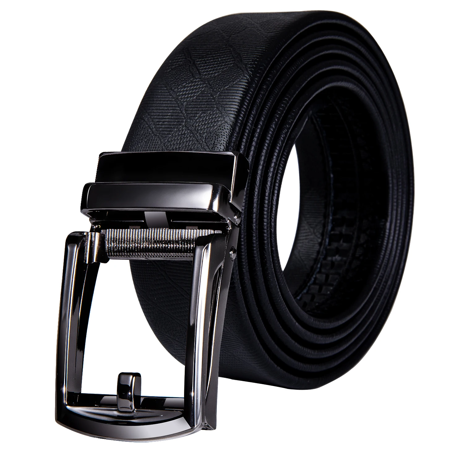 

Dubulle New Mens Belts Black 160CM Extra Long Leather Straps Automatic Buckles Waistband For Men Dress Jeans Casual Formal Brand