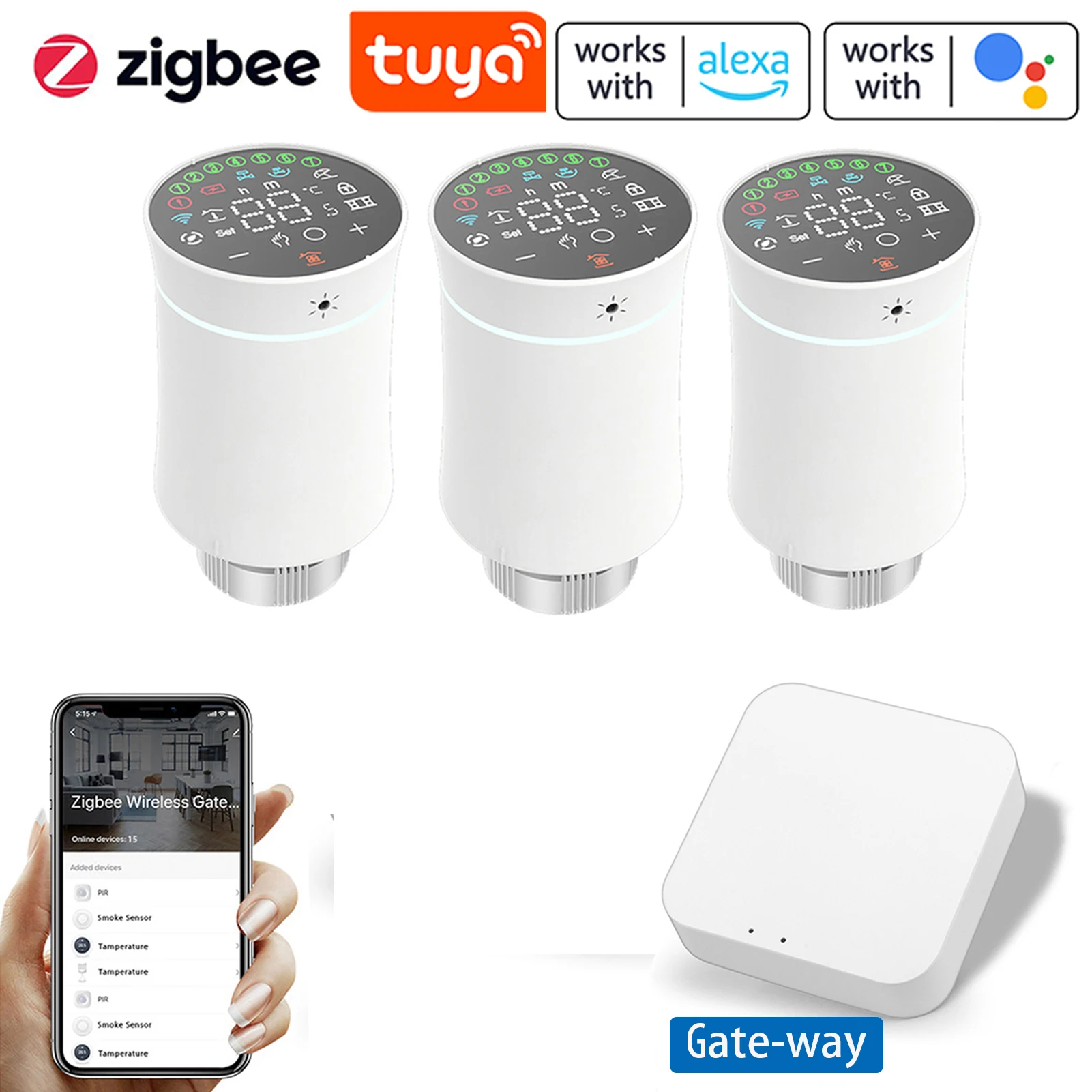 Zigbee Smart Radiator Thermostat Smart Radiator Thermostat Valve