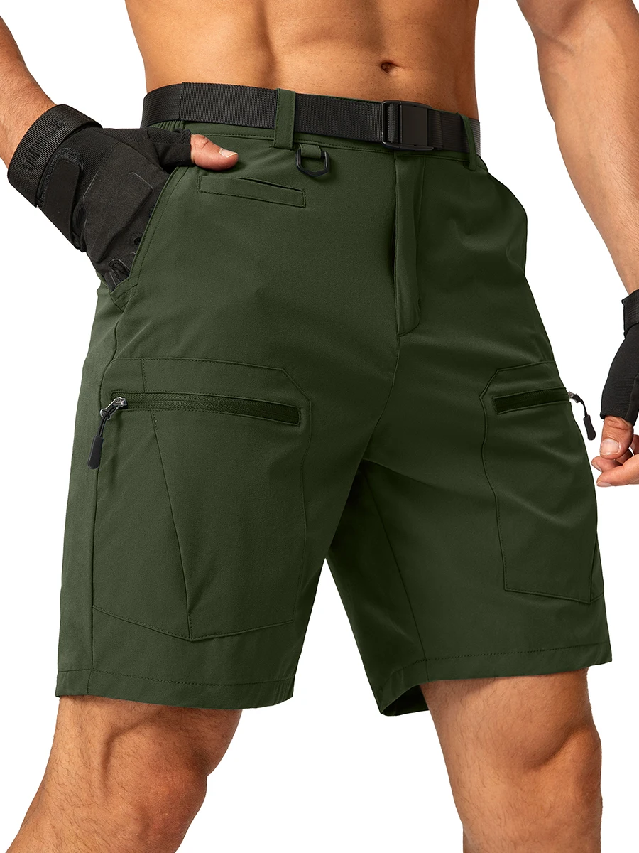 G Gradual Men's Outdoor Casual Elastic Waist Lightweight Water Resistant  Quick Dry Cargo Fishing Hiking Shorts - Casual Shorts - AliExpress