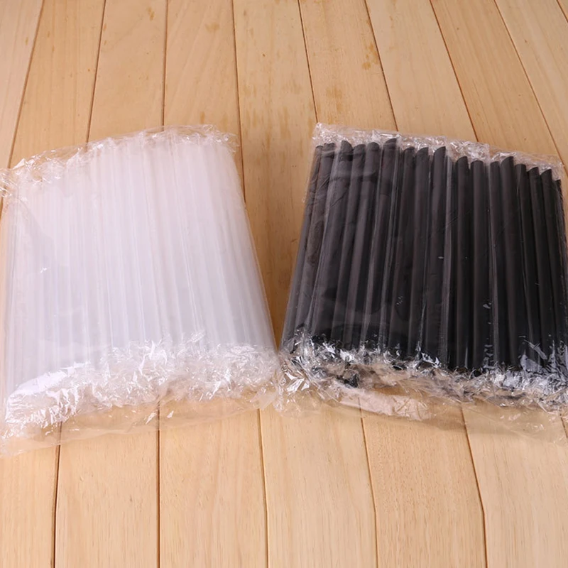 7.5" Milkshake Straws 100pcs For Pearls Boba MilkTea Smoothie Party