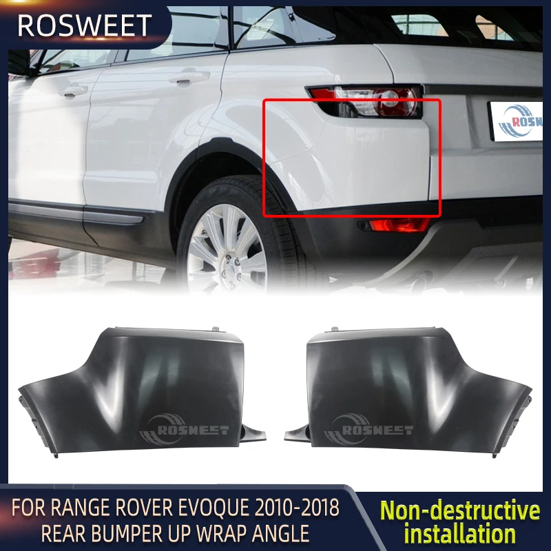 Car Rear Bumper Wrap Angle Lip Diffuser Splitter Spoiler Scratch