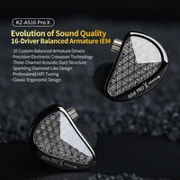 KZ AS16 PRO X 16BA In Ear Earphone 8 Balanced Armature Headset High Sound Quality HiFi Monitor Earphone ASX ZS10PRO AST AS12 - Image 4