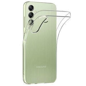 Прозрачный силиконовый мягкий чехол для телефона Samsung Galaxy A54 A34 A14 A04S A04 4G 5G, Ультратонкий Прозрачный чехол, задняя крышка, оболочка