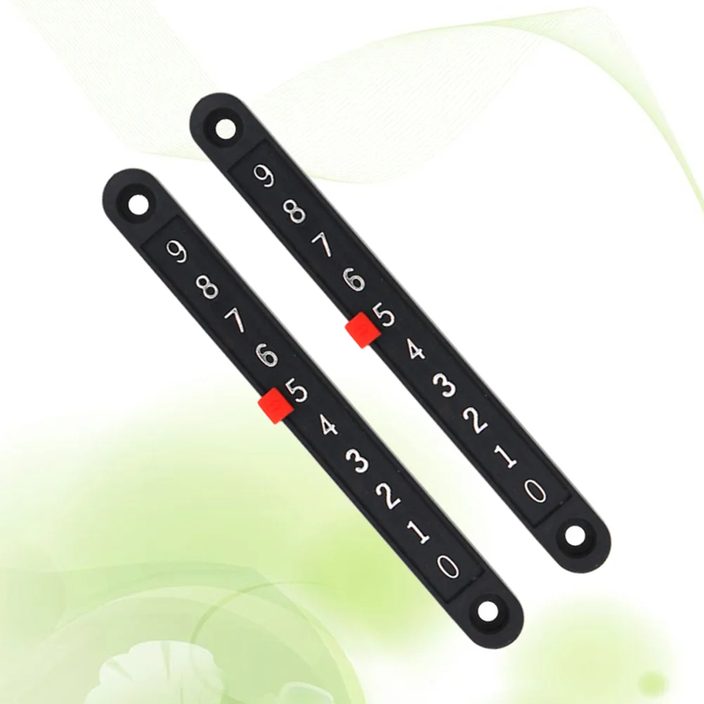 

2pcs Plastic Foosball Scoring Counters Table Football Scorekeeper (Black)
